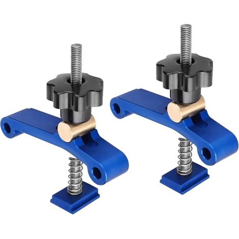 Enowelir T-nut-klemme, 2-teiliges Set, Schnelle Metallbefestigungsklammer Für Holzarbeiten An T-schienen (5)