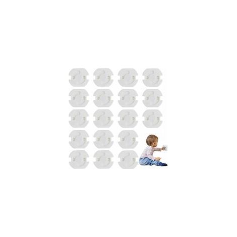 Kindersicherung Für Steckdosen, 18-teilig, Drehbarer Mechanismus, Weiße Steckdosenschutzabdeckungen Für Babys, Zum Schutz Der Kindersicherheit, Weiß