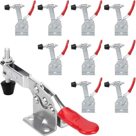 Gh201b 10er-pack Schreiner-spanner, Tragfähigkeit 90 Kg, Horizontal Einstellbare Schnellverschlüsse Für Maschinen, Schreinerei, Schweißen