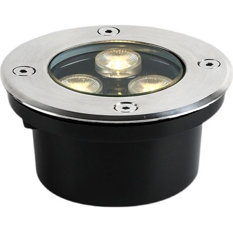 2er-pack Einbaustrahler Für Außenbereich, Bodenleuchte 3w Ip65, Eingelassene Bodenlampen, Gartenbeleuchtung Für Weg, Hof, Garage, 230v (positives Weiß)