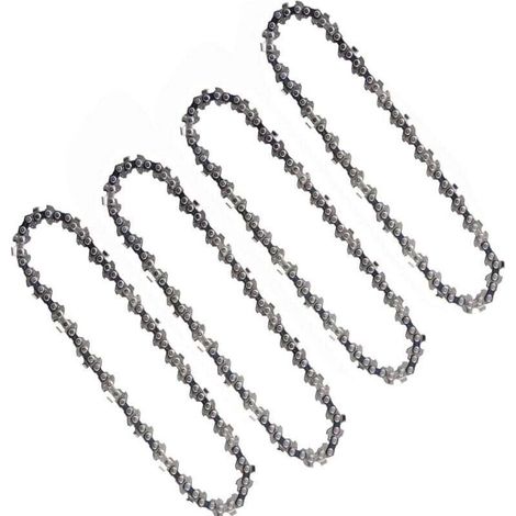 4 Stück Kettensägenketten 6 Zoll 1/4 Zoll Kompatibel Mit Mini Elektrischen Kabellosen Kettensägen 6 Zoll 37 Antriebsglieder 15 Cm