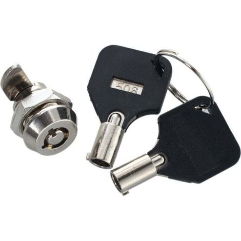Gewindeter Viertelturn-nockenschloss 12 Mm Für Schrank Und Schublade
