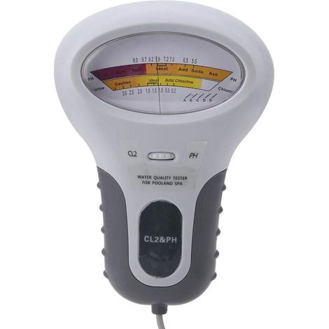 Digitales Chlor- Und Ph-messgerät Cl2 – Präzise Messung Mit Sonde – Für Pool Und Spa – Multifunktionales Lcd-display