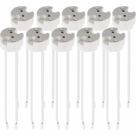 10er Pack Kabel Mit Gu5.3-fassung – Für Led- Und Andere Halogenstrahler