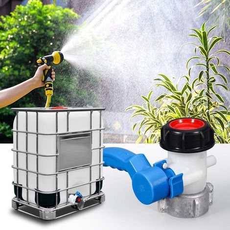 Tankventil - Absperrklappe - Ventil Für 1000-liter-ibc-tank 62mm, Universeller Tankadapter Wasserhahn Tankventil
