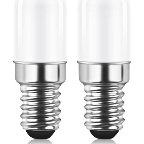 Led-glühbirne E14 Für Kühlschrank, 2w Entspricht 15w, Warmweiß 3000k, Glühbirne Für Kühlschrank, Salzlampenlampe, Nähmaschine, Nicht Dimmbar, 2er-pack