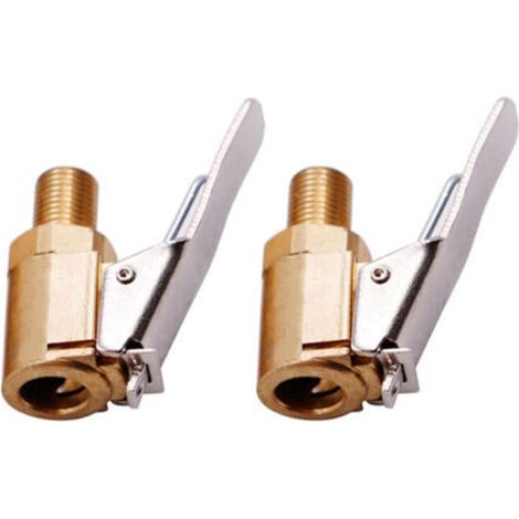 2 Stück Auto-reifen-ventiladapter, 8 Mm Messing-luftfüllventil-klemmen-steckverbinder-adapter Für Auto- Oder Lkw-reifen