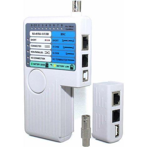 Netzwerk-kabeltester Für Rj11, Rj45, Usb, Bnc Zur Verfolgung Von Utp-, Stp- Und Lan-kabeln