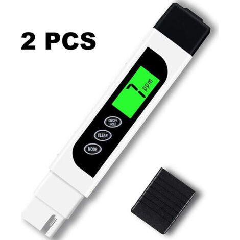 Tds-tester, 2 Stück, 3-in-1 Tds, Ec Und Temperatur, Ppm-tester Für Trinkwasser, Digitale Wassertest-kits, Keine Installation Erforderlich