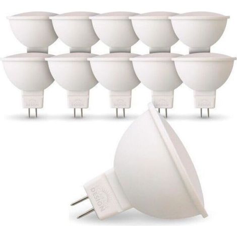 10er Pack Led-gu5.3-mr16-lampen 12v 5w Entspricht 40w Farbtemperatur: Warmweiß 2700k