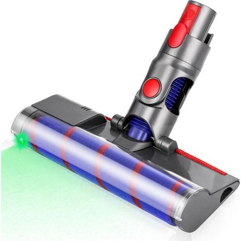 Bürste Kompatibel Mit Dyson V7, V8, V10, V11, V15 Staubsauger, Elektrische Rotierende Motor-turbobürste Mit Led, Zubehör Saugkopf Für Hartböden Und Teppiche
