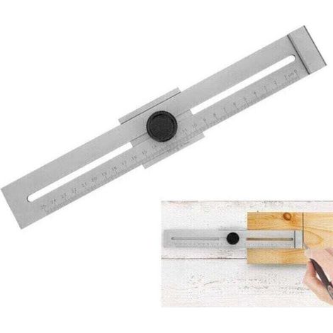 Präzisions-reißzeug, Parallelreißer Aus Kohlenstoffstahl, Lasergravierte Skala, Messbereich 250 Mm