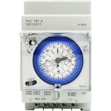 Mechanischer Zeitschalter 110 V-220 V – Programmierbar Für 24 Stunden Mit 15 Einstellungen – Für Präzise Steuerung Elektrischer Geräte - Sul181d