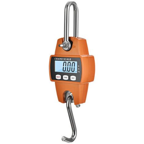 Couleur Orange One Piece Mini Tragbare Digitale Lcd-waage Elektronische Spielwaage Kranwaage Mit 300 Kg Waage Mit Haken Reise Koffer Angeln Im Freien Jagd Landwirtschaft -265 81 46mm