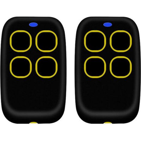 2er-pack Universal-torfernbedienung 4-in-1, Universelle Multifrequenz-rolling-code-fernbedienung Von 250 Bis 913 Mhz. Programmierbare Torfernbedienung, Aktualisierte Version Mit Kompatibilitätsliste