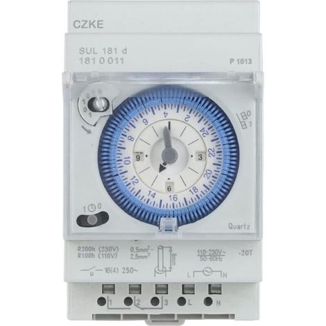 Sul181d Zeitsteuerung, Timer, Zeitschaltuhr, 15-minuten-intervall, Ganztägige Steuerung, -12v Ac/dc, Ein Öffner Ein Schließer, 12-380v, 250v Ac, 16a