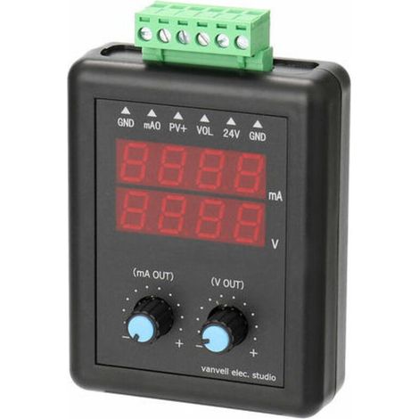 4-20ma 0-10v Signalgenerator, 24v Strom- Und Spannungssender, Signalquelle Und Konstantstromquelle Mit Anzeige