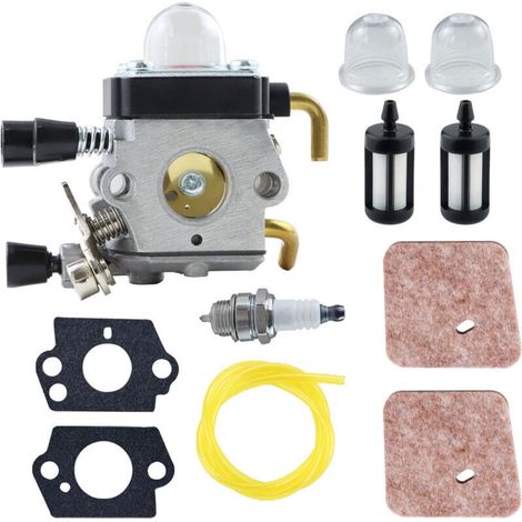 Vergaserset Stihl Fs80 Für Hl75, Ht70, Ht75, Sp85, Fs85r, Fs85t, Fs85rx, Mit Filter, Zündkerze, Dichtung Und Schlauchset