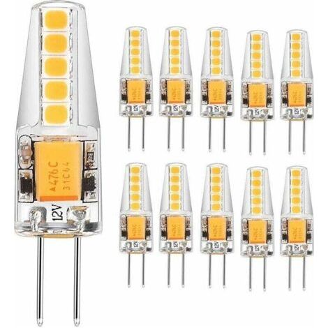 Tigrezy-g4 Led Glühbirne 3w Ac/dc 12v Entspricht 30w Halogenlampe Warmweiß 3000k 2835 Smd 300 Lm, Nicht Dimmbar, 360° Abstrahlwinkel (10er Pack)