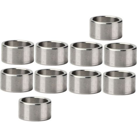 10 Stück Unterlegscheiben Abstandshalter 15mm Außendurchmesser 12mm Innendurchmesser Edelstahl-unterlegscheibe Für Haus- Und Autozubehör Flache Unterlegscheiben (3515-0015-0080)