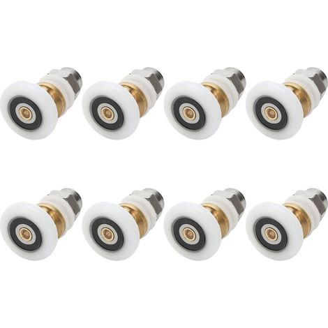 Roulettes Douche 27mm, Schiebetür-rollenlager Für Duschtür, 8 Stück