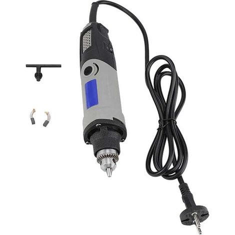 Schleifmaschine, Mini-schleifmaschine, 400w Elektrische Bohrmaschine Mit 6 Geschwindigkeitsstufen, Rotierendes Werkzeug Mit Variabler Drehzahl, Eu-stecker 220v