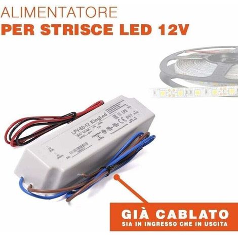 12v 60w 5a Hochwertiges Wasserdichtes Ip67 Netzteil Für Außenbereich, Modell Meanwell Lpv-60-12, Transformator Für 12v Led-streifen