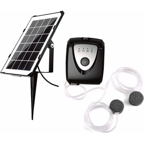 Solarbelüfter Für Teich, 3,5 W Mit 4000 Mah Akku Und Usb