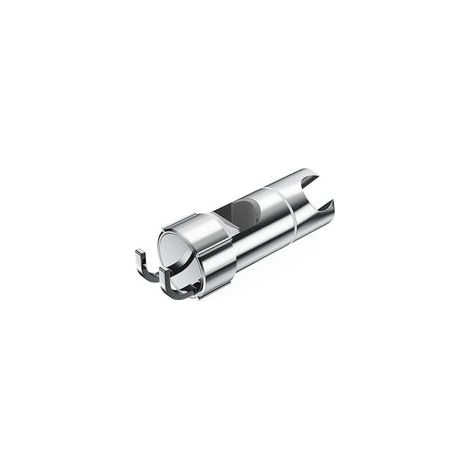 Verstellbare Duschhalterung Mit 2 Haken Für Duschköpfe Von 20,5 Bis 23,5 Mm, Universelle Handbrausehalterung Für Stangen Von 18-25 Mm, Verchromt