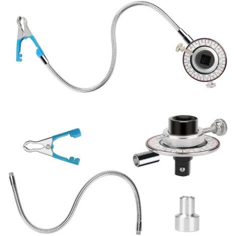 Einstellbarer Winkeladapter 1/2" Für Drehmomentschlüssel, 360° Verstellbar, Mit 16-zoll-flexarm Und Starkem Magnet, 1 Stück