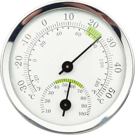 Hygrometer Thermometer, Innen- Und Außenthermometer, Feuchtigkeitsmesser, Innenthermometer Und Innenhygrometer, Misst Temperatur Und Luftfeuchtigkeit Für Gewächshäuser