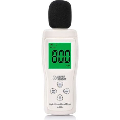 Digitaler Schallpegelmesser Dezibel-tester Professioneller Dezibelzähler 30-130 Dba Min/max-daten Niedriger Batteriestand Lcd-hintergrundbeleuchtung Automatische Abschaltung Für Fabrik Und Büro