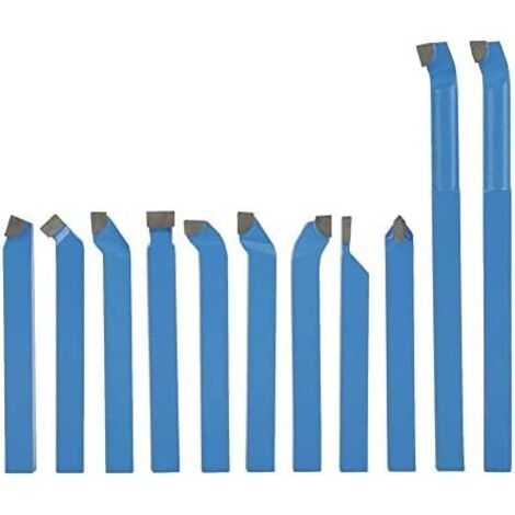 11-teiliges Drehwerkzeug-set, Hartmetall-einsätze, Drehmeißel-set, Schweißfräser-set Für Metalldrehmaschine