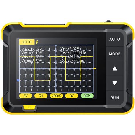 Fnirsi Dso152 Mini Tragbares Digitales Oszilloskop 2,5 Msa/s 200 Khz Analoge Bandbreite 800 Vpp Mit Pwm-ausgang (standardversion)