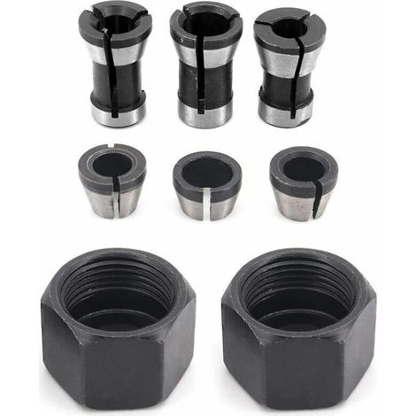 Mandrinspitze, Bohrfutter, 6 Mm 6,35 Mm 8 Mm Adapterkopf Konverter, 6 Stück