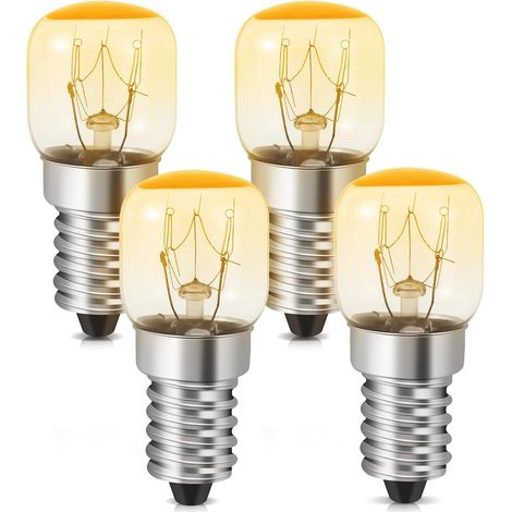 Ofenlampe E14, 25 W, T22, Hitzebeständig Bis 300 Grad, Für Backofen, Ofen, Grill, Salzofen, Mikrowelle, 75 Lumen Und 2700 K [energieeffizienzklasse G]