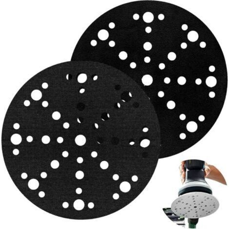 Zwei Flexible Schleifpads Aus Sandpapier, 150 Mm, 49 Löcher, Weiche Schaumstoffschnittstelle, Geeignet Zum Schleifen Und Polieren, Weiche Schwammpads, Geeignet Für Winkelschleifer Und Schleifmaschinen