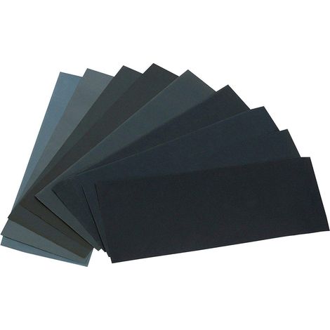 24 Blatt Schleifpapier Für Das Schleifen Von Holz Und Metall, Körnungen 120/150/180/240/320/400/600/800/1000/1500/2500/3000