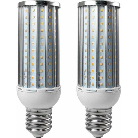 2 Stück E40 50w Led-glühbirne Aluminiumlegierung Kaltweiß 192x2835 Smd Ac 110/220v