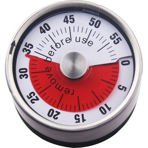 Mechanischer Und Magnetischer Timer Basics. Maximal 60 Minuten. Tonalarm, Wenn Die Zeit Abgelaufen Ist
