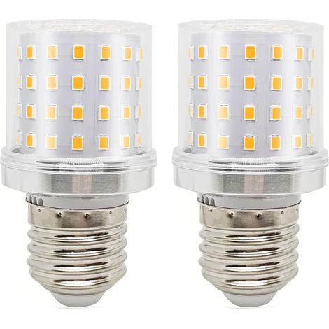 Led-glühbirne 9 W E27 Warmweiß, Led-lampe E27 Als Extra Heller Ersatz Für 80 W, Kompakte Led-glühbirne G45 A15 Kleine Led-lampe E27 820 Lm Ac100-265 V Nicht Dimmbare Maiskolbenlampen, 2er-pack