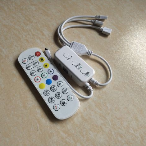 Bluetooth-led-rgb-controller, 1-kanal, Musik-synchronisation, App-kompatibel, Für 5v/24v 4-polige Led-streifen