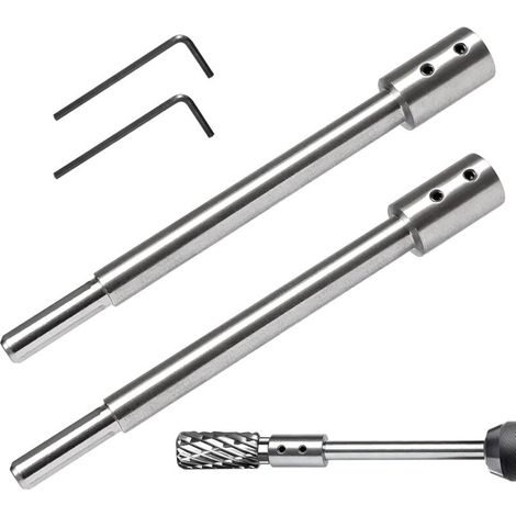 2 Stück Extra-lange 169 Mm Forstnerbohrer, Schaft 10,5 Mm (3/8") Aus Kohlenstoffstahl, Ideal Für Tiefenfräsung Und Präzise Bohrungen In Holz