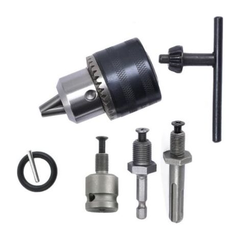 5-teiliges Bohrfutterset: Zahnkranzbohrfutter 1,5-13 Mm, Zahnkranzbohrfutter 1/2-20unf, Sds-plus-bohrfutter, Schlagbohrmaschinenfutter, Futter Mit Schlüssel.
