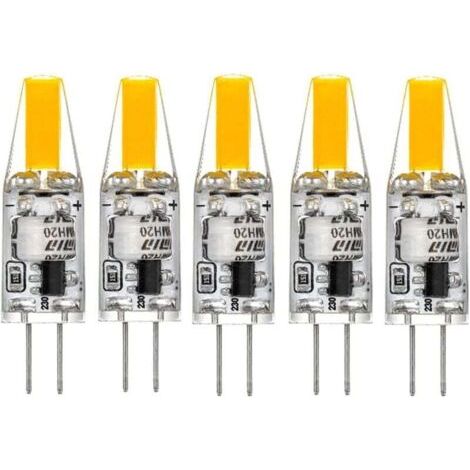 G4 Led 220 V 3 W 2700 K Warmweiß 160 Lm, Silikonlampen Ersetzen Herkömmliche 30-w-halogenlampen, 5er-pack