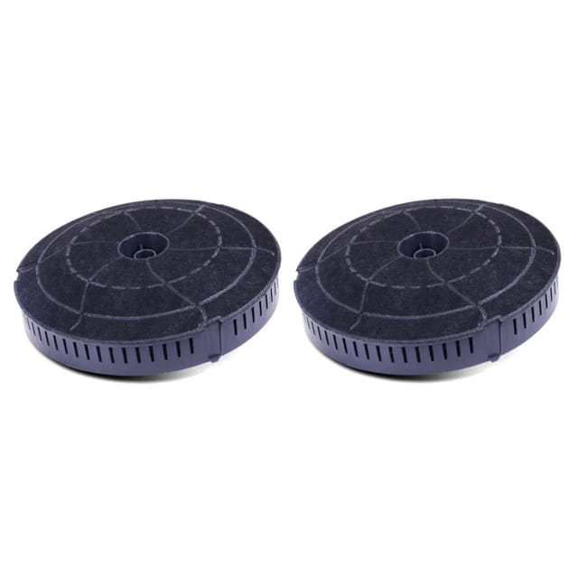 Aktivkohlefilter Ø178mm Für Aeg, Ariston, Arthur Martin, Bauknecht, Electrolux, Elica, Hotpoint, Husqvarna, Ignis, Ikea Dunstabzugshaube - 2 Stück - Trade-shop