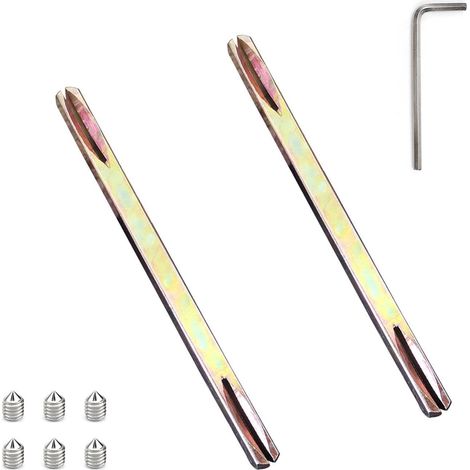 2 Stück Splintstifte Für Griffe, 8 X 130 Mm Vierkant-splintstift, Mit Schrauben Und Griffen, Splintband Mit Vierkantstift
