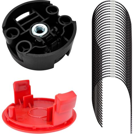 F016800431 Trimmerfaden 37 Cm X 3,5 Mm Für Rasentrimmer Afs 23-37, Trimmerkopf F016f04839, Spulendeckel F016f04841 (30 Stk. + 1 + 1)
