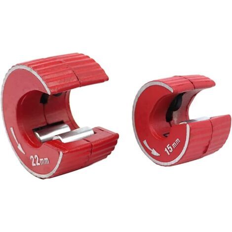 Mini-rohrschneider Aus Zinklegierung, Schneidwerkzeug Für Sanitärrohre, Für Aluminium, Kupfer Und Pvc, Rot, 15 Mm + 22 Mm