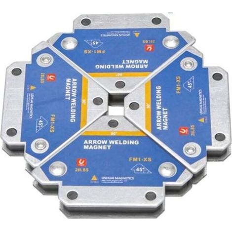 4 Stück 50kg Magnetische Schweißhalter, Winkelschweißer, Magnet-schweißfixierer, Positionierer, Ferrit-halterung, Werkzeugpositionierung, Hilfsmittel Zur Lokalisierung
